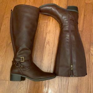 LIZ CLAIBORNE Wide Calf Knee High Boots